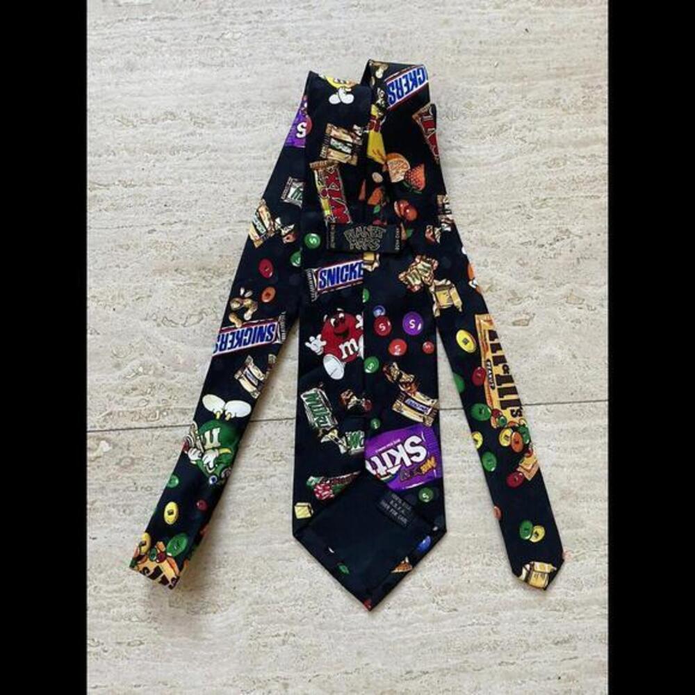 M&Ms Brand‎ Colorful Candy Men’s Tie Necktie Vintage